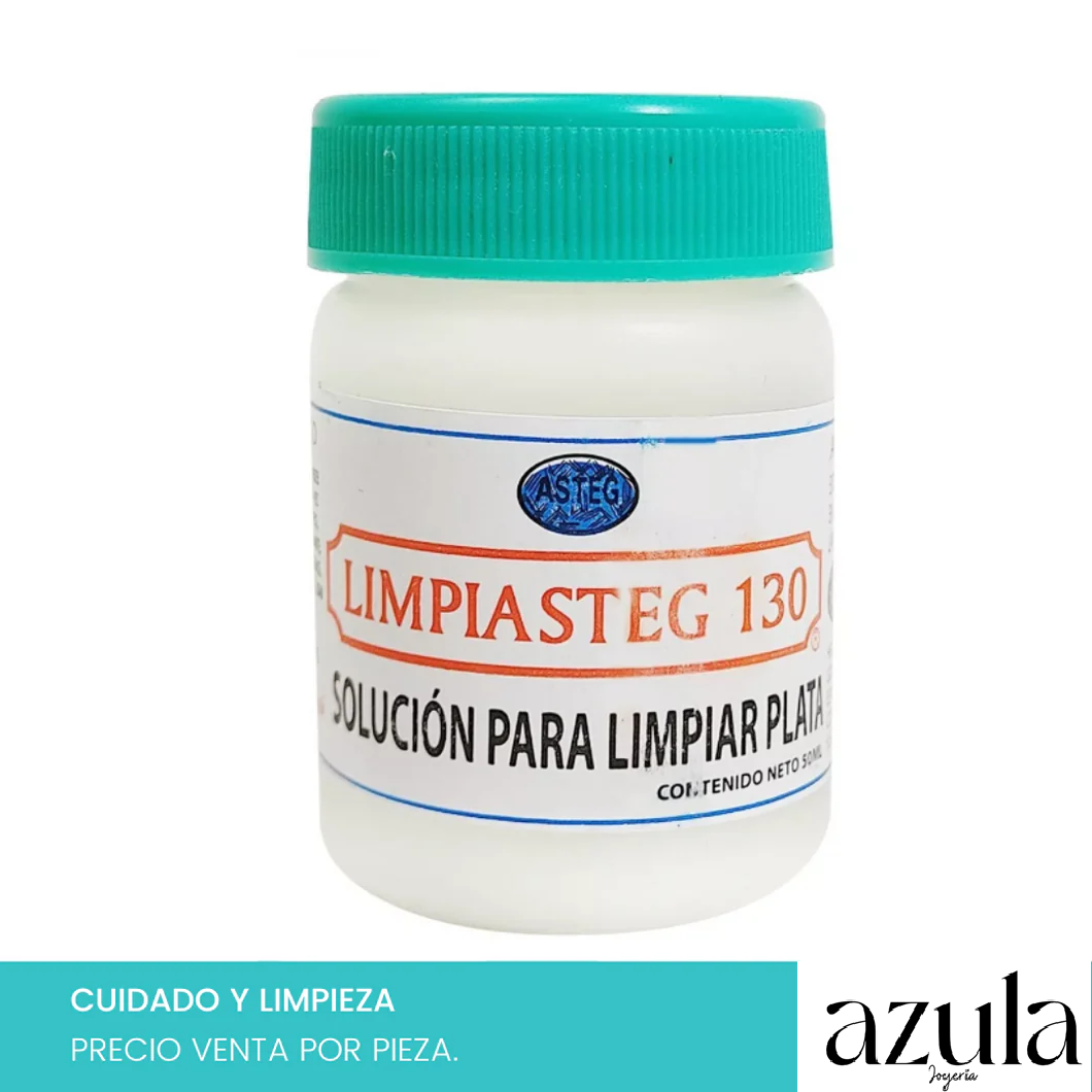 LimpiaSteg 130 | Líquido Limpiador de Plata Profesional | Solución Instantánea
