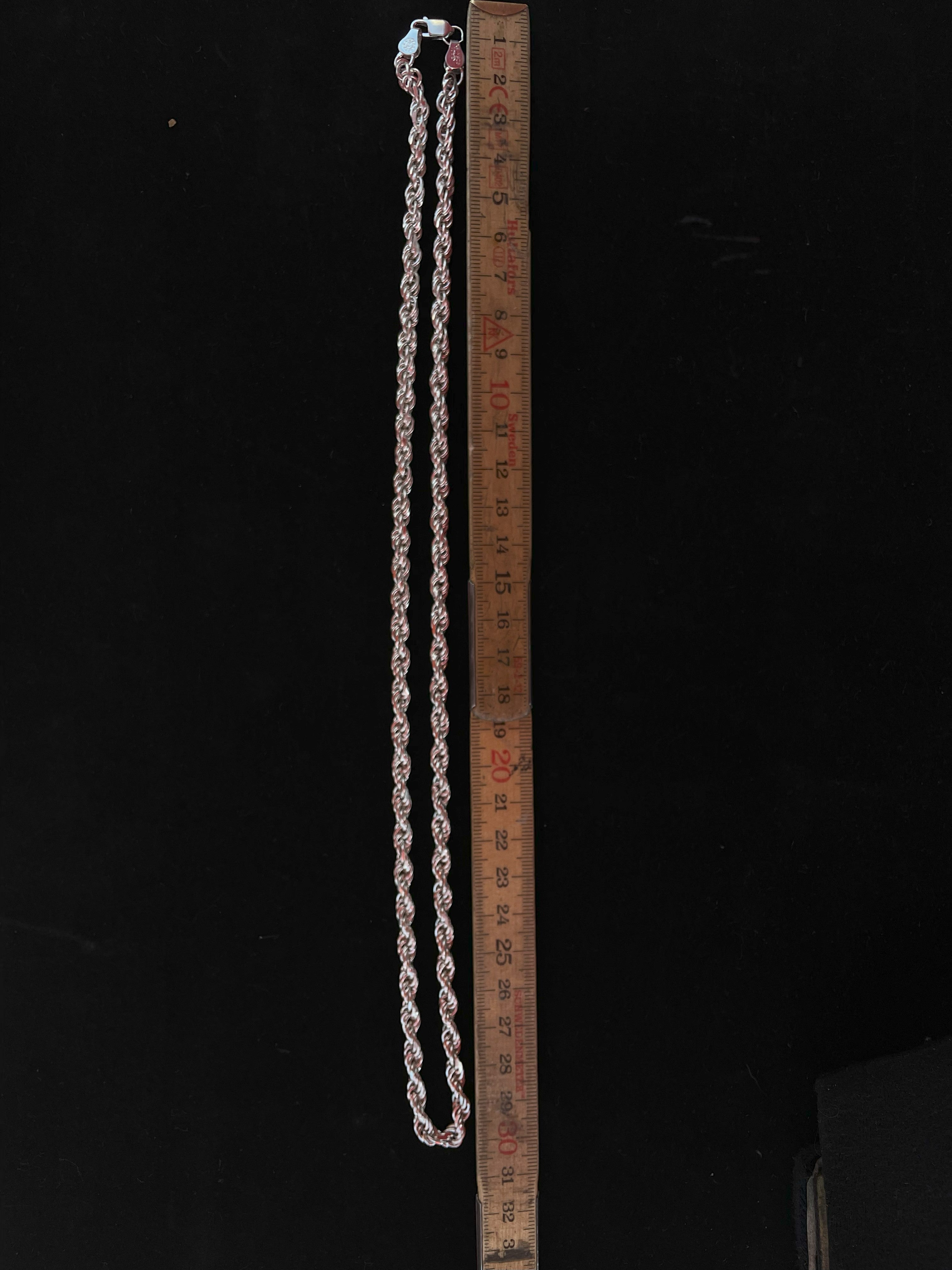 Cadena Torsal de Plata 925 con dije de [Tipo de Dije, ej: Corazón, Cruz], collar brillante para mujer
