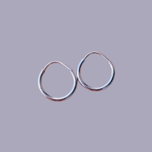 Arracadas para bebé en plata .925