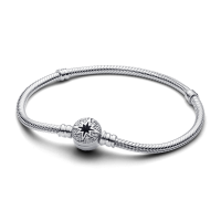 pulsera pandora 17cm plata