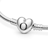 pulsera pandora serpiente broche corazon